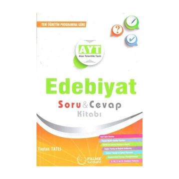 AYT Edebiyat Soru Cevap Kitabı Palme Yayınları