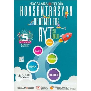 Ayt Eşit Ağırlık Konsantrasyon 5li Denemeleri Çözümlü Hocalara GEldik