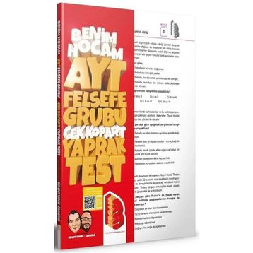 AYT Felsefe Grubu Yaprak Test - Benim Hocam