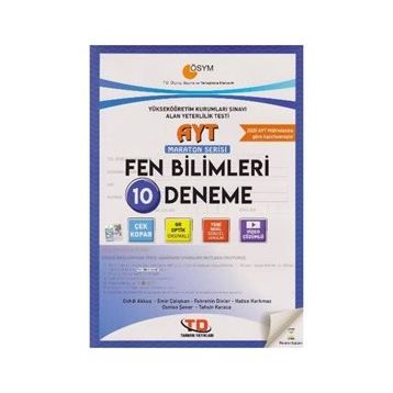 AYT Fen Bilimleri 10 lu Maraton Serisi Deneme-Tandem Yayınları