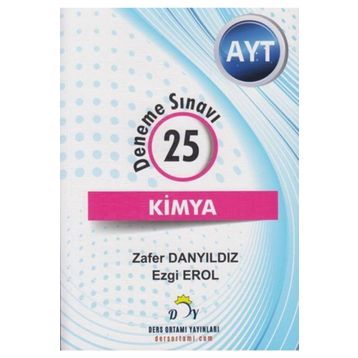 AYT Kimya 25 Deneme Sınavı Ders Ortamı Yayınları
