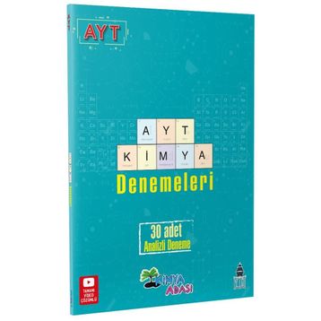 Ayt Kimya Adası 30 Lu Denemeleri-Tonguç Akademi