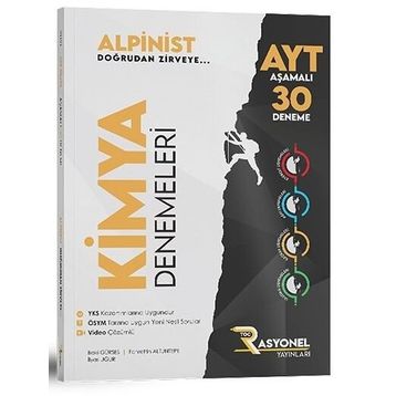 AYT Kimya Alpinist Aşamalı 30 Deneme-Rasyonel Yayınları