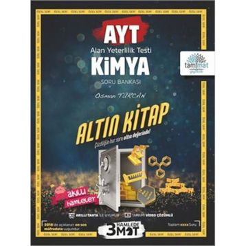 AYT Kimya Altın Kitap Tamamı Video Çözümlü Soru Bankası Osman Türcan Tammat Yayınları