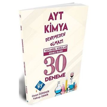 AYT Kimya Denemeden Olmaz 30 Deneme-KR Akademi Yayınları