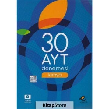 AYT Kimya Denemeden Olmaz 30 Deneme-KR Akademi Yayınları