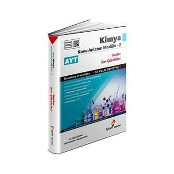 AYT Kimya Konu Anlatım Modülü Gazlar-Sıvı Çözeltiler-Aydın Yayınları