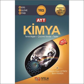 AYT Kimya Konu Anlatımlı Çözümlü Sorular ve Testler Yeni Nitelik Yayınları