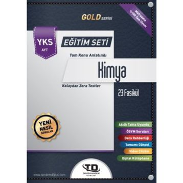 AYT Kimya Konu Anlatımlı Gold Serisi Fasikül Seti-Tandem Yayınları