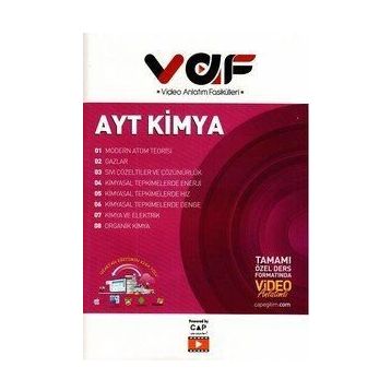 AYT Kimya VAF Serisi-Çap Yayınları