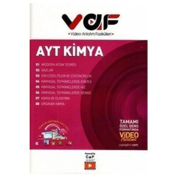 AYT Kimya VAF Serisi-Çap Yayınları