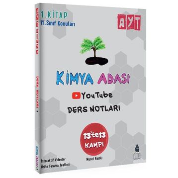 AYT Kimya Youtube Ders Notları 1. Kitap - Kimya Adası Yayınları