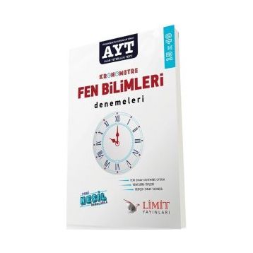 AYT Kronometre Fen Bilimleri 15x40 Deneme Limit Yayınları