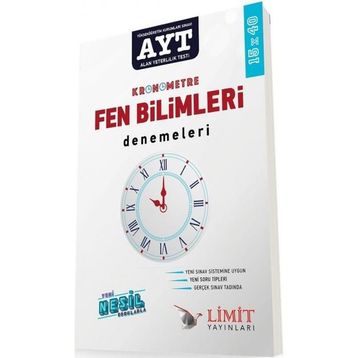 AYT Kronometre Fen Bilimleri 15x40 Deneme Limit Yayınları