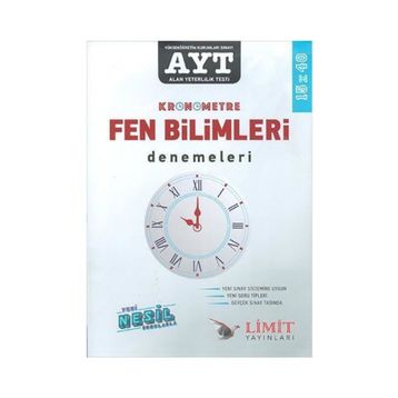 AYT Kronometre Fen Bilimleri 15x40 Deneme Limit Yayınları