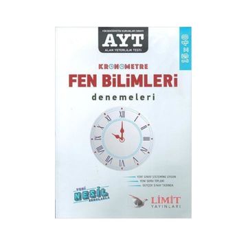 AYT Kronometre Fen Bilimleri 15x40 Deneme Limit Yayınları