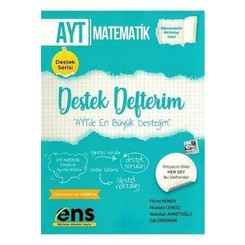 Ayt Matematik Destek Defterim Ens Yayncılık