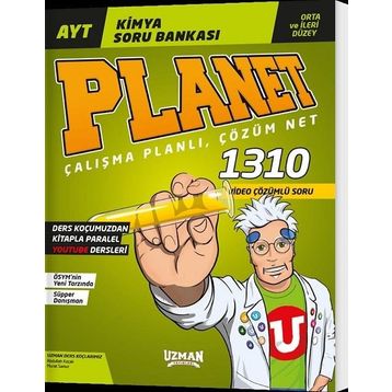 AYT Orta ve İleri Düzey Kimya Soru Bankası Planet Uzman Yayınları