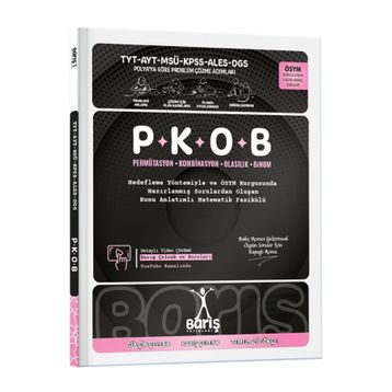AYT Permütasyon Kombinasyon Binom Olasılık Matematik Fasikülleri - Barış Yayınları