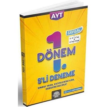 Ayt Sayısal 1. Dönem 5'li Deneme-Tammat Yayıncılık