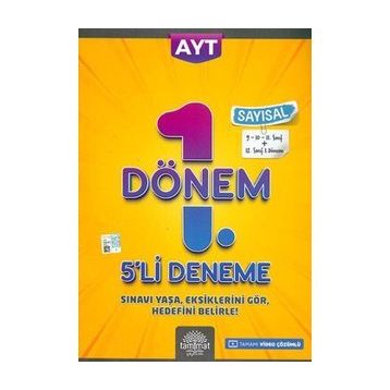 Ayt Sayısal 1. Dönem 5'li Deneme-Tammat Yayıncılık