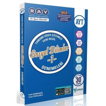 AYT Sosyal Bilimler 1 RAY Özel 30 lu Denemeleri-Toprak Yayıncılık