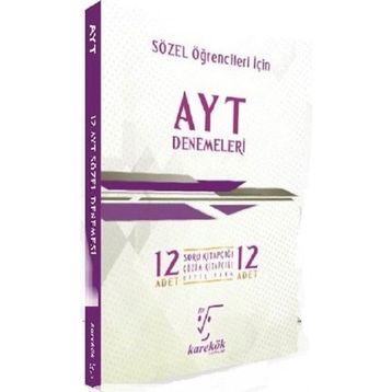 AYT Sözel 12'li Deneme Sınavı Karekök Yayıncılık
