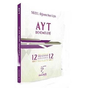 AYT Sözel 12'li Deneme Sınavı Karekök Yayıncılık
