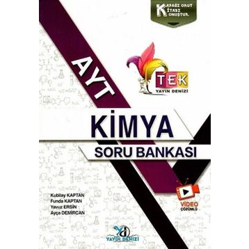 AYT Tek Video Çözümlü Soru Bankası Kimya - Yayın Denizi