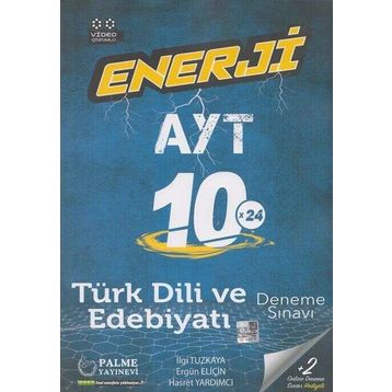 AYT Türk Dili ve Edebiyatı Enerji 10x24 Deneme Palme Yayınları