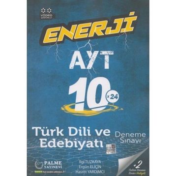 AYT Türk Dili ve Edebiyatı Enerji 10x24 Deneme Palme Yayınları