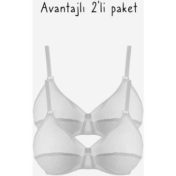 Ayyıldız 556 Beyaz 2'li Sütyen