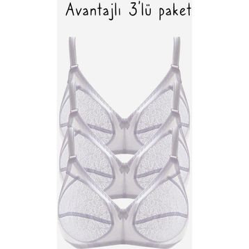 Ayyıldız 777 Beyaz 3'lü Toparlayıcı Sütyen