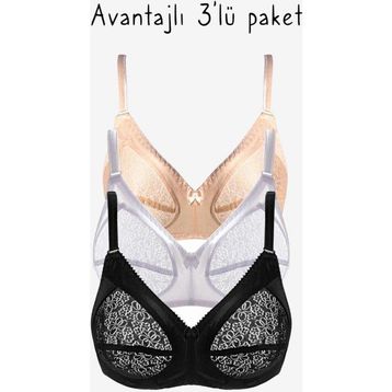 Ayyıldız 777 Renkli 3'lü Toparlayıcı Sütyen