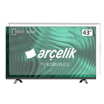 Ayyıldız Pleksi Arçelik A43 A 670 A 43 İnç Uyumlu TV Ekran Koruyucu