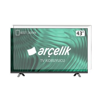 Ayyıldız Pleksi Arçelik A43 A 670 A 43 İnç Uyumlu TV Ekran Koruyucu