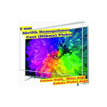Ayyıldız Pleksi Beko B49L 6652 5W 49 İnç Uyumlu TV Ekran Koruyucu