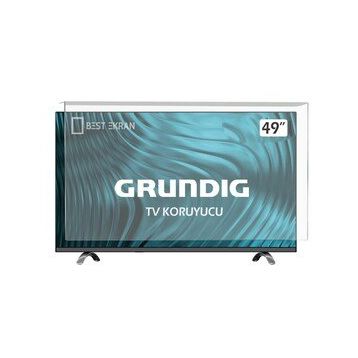 Ayyıldız Pleksi Grundig 49 CLE 5545 BG 49 İnç Uyumlu TV Ekran Koruyucu