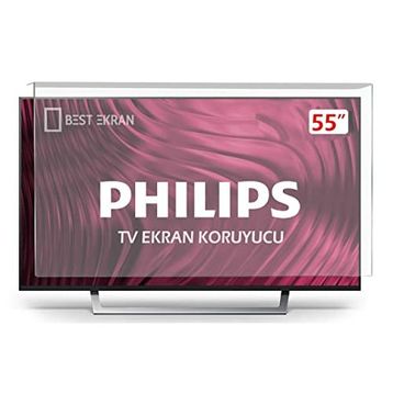 Ayyıldız Pleksi Philips 55PUS7503 55 İnç Uyumlu TV Ekran Koruyucu