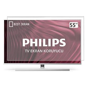 Ayyıldız Pleksi Philips 55PUS8204 55 İnç Uyumlu TV Ekran Koruyucu