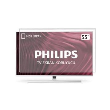 Ayyıldız Pleksi Philips 55PUS8204 55 İnç Uyumlu TV Ekran Koruyucu