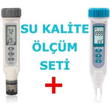 AZ Instruments 8361 İletkenlik + 8685 Ph Su Kalitesi Ölçüm Cihazı Seti
