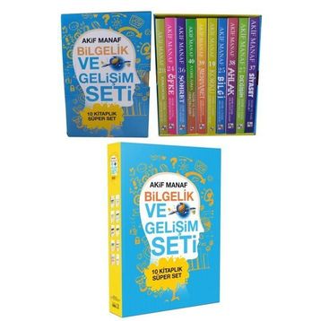 Az Kitap Akif Manaf Bilgelik ve Gelişim Seti 10 Kitap