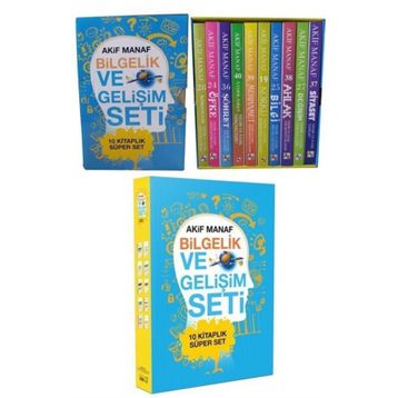 Az Kitap Akif Manaf Bilgelik ve Gelişim Seti 10 Kitap