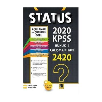 B. Fatih Avşar ve M. İlker Tekir Gazi Kitabevi Status 2020 Kpss Hukuk I Çalışma Kitabı