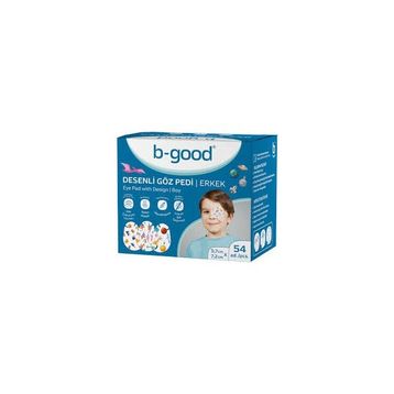 B-Good 5,7 cm x 7,2 cm Erkek Desenli Göz Pedi