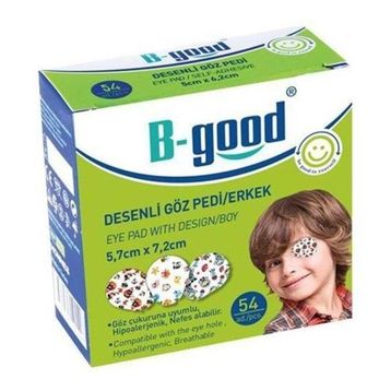 B-Good 5,7 cm x 7,2 cm Erkek Desenli Göz Pedi