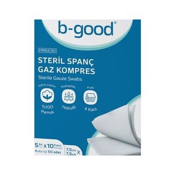 B-Good 7,5 x 7,5 cm 50'li Gaz Kompress