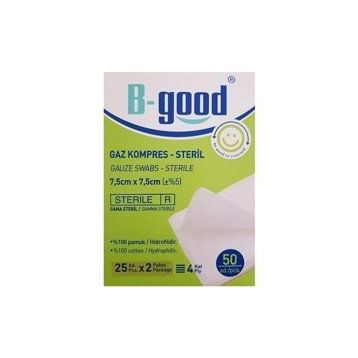B-Good 7,5 x 7,5 cm 50'li Gaz Kompress