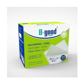 B-Good 7,5x7,5 100 Adet Gaz Kompress Steril